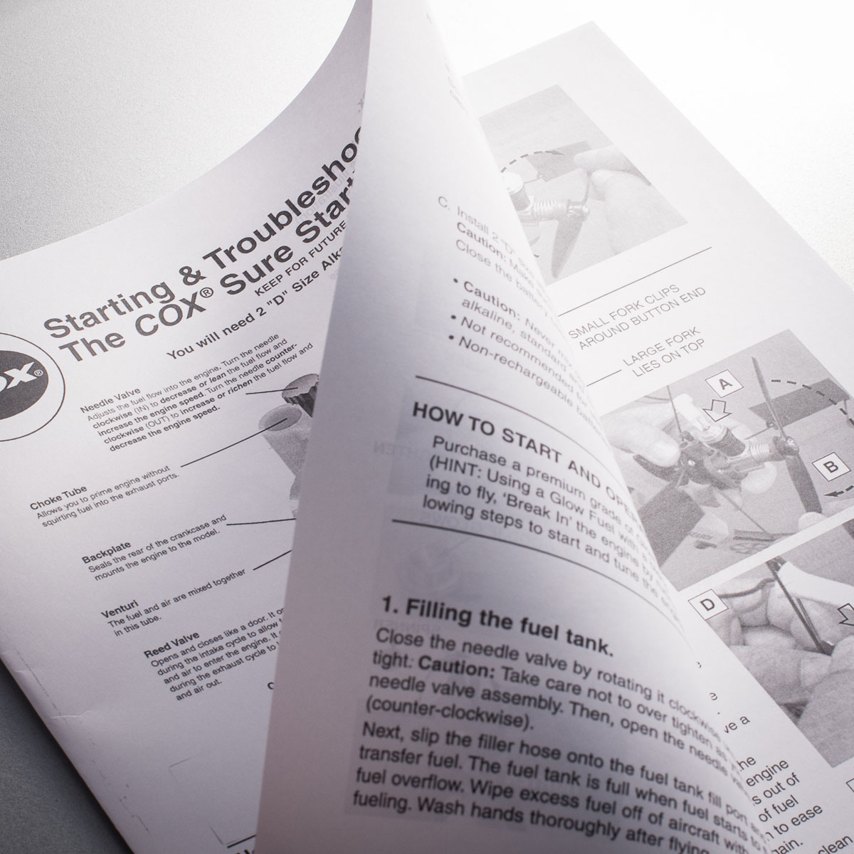 Cox .049 Operating Manual > Field Gear > Cox International